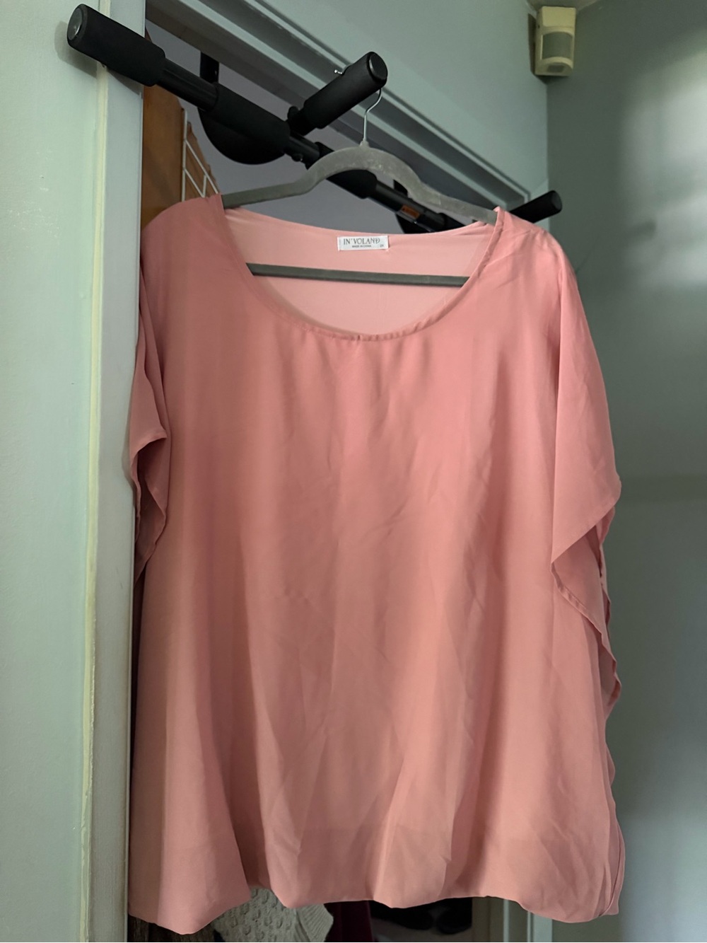 Liz Claiborne Dusty Rose Scoop Neck Blouse
